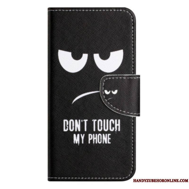 Housse Moto G73 5G Don't Touch my Phone