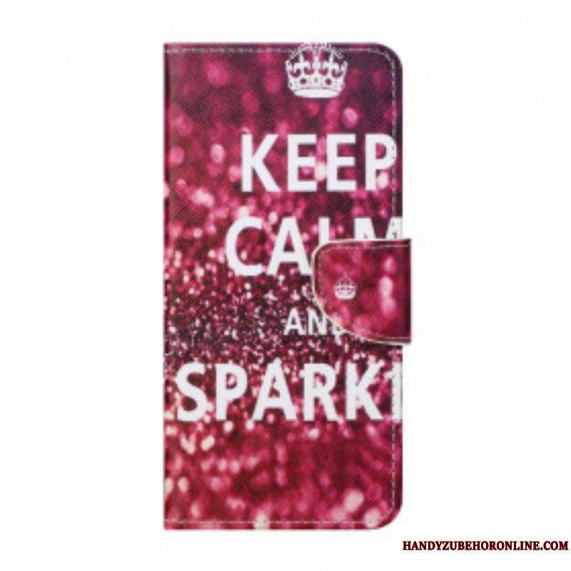 Housse Motorola Edge 20 Keep Calm and Sparkle