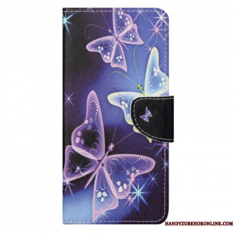 Housse Motorola Edge 20 Pro Butterflies