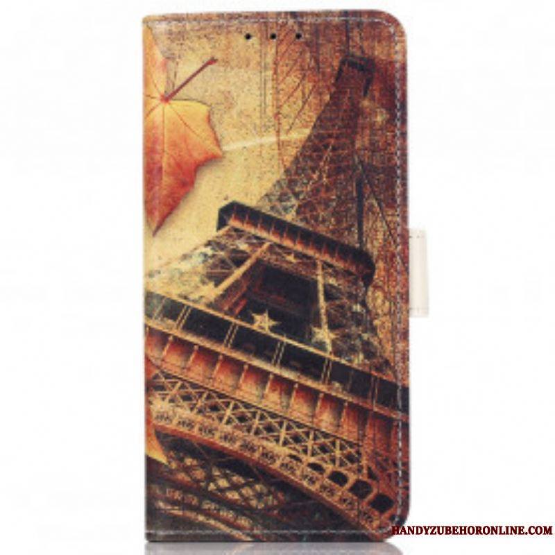 Housse Motorola Edge 20 Pro Tour Eiffel En Automne