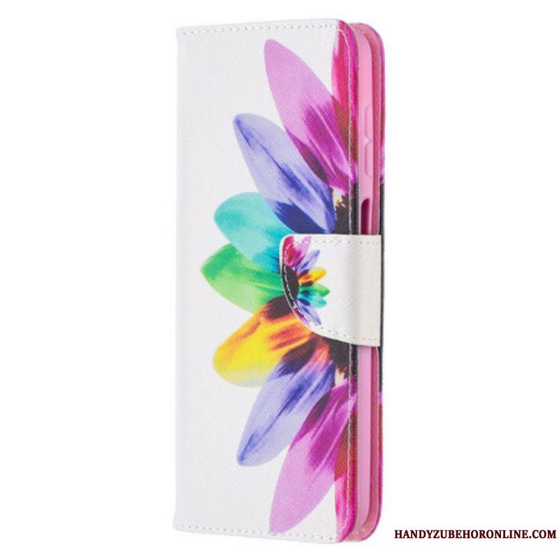 Housse Samsung Galaxy A12 / M12 Fleur Aquarelle