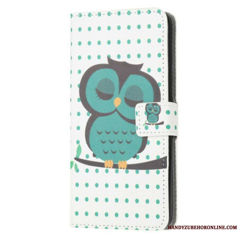 Housse Samsung Galaxy A12 / M12 Hibou Endormi