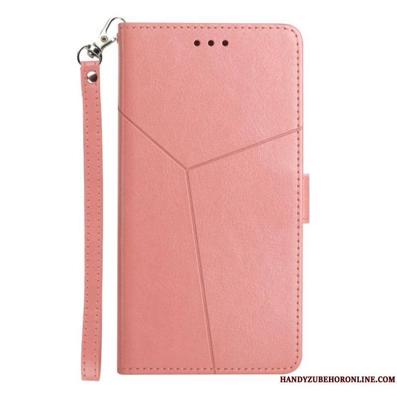 Housse Samsung Galaxy A12 / M12 Style Cuir Géo Y Design