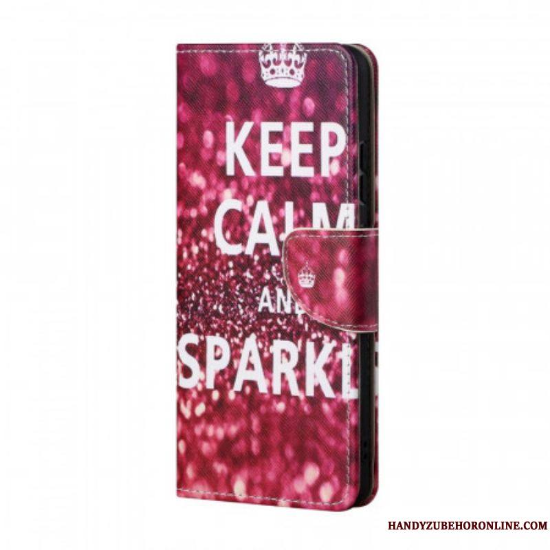 Housse Samsung Galaxy A13 5G Keep Calm and Sparkle