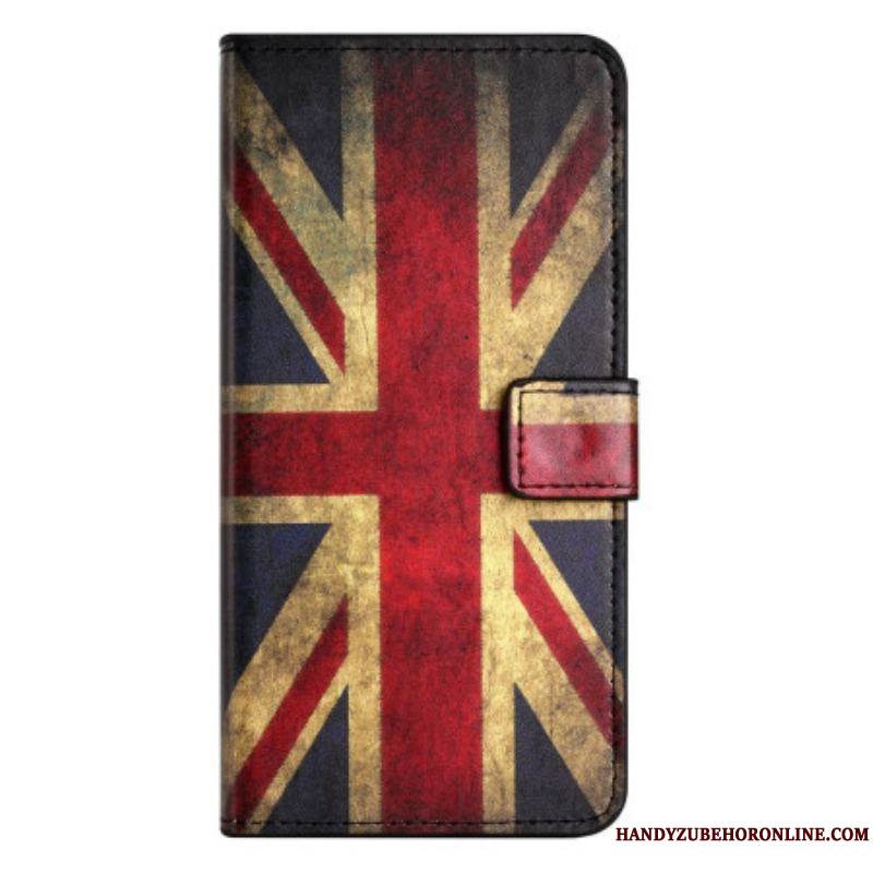 Housse Samsung Galaxy A14 5G / A14 Drapeau Anglais Vintage