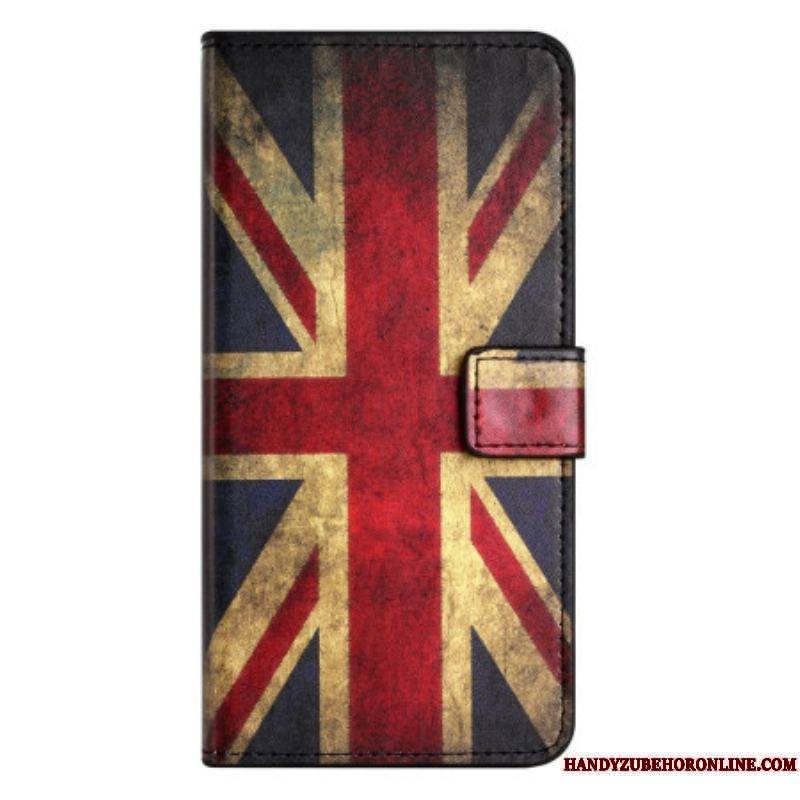 Housse Samsung Galaxy A14 5G / A14 Drapeau Anglais Vintage