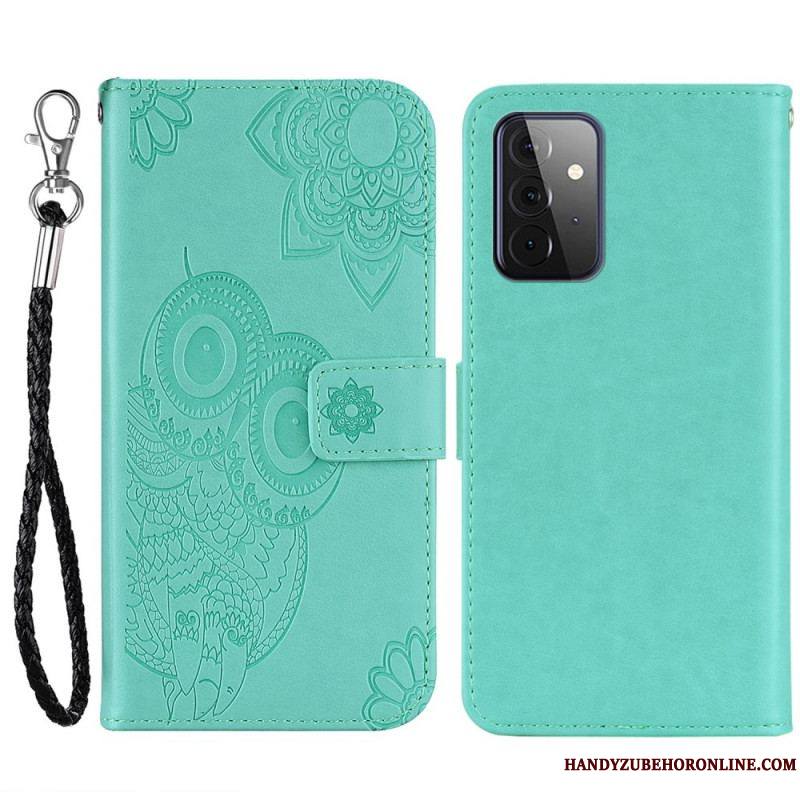 Housse Samsung Galaxy A53 5G Hibou Mandala