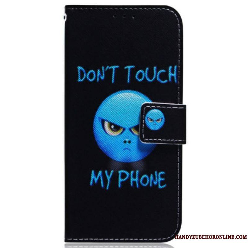 Housse Samsung Galaxy A54 5G Emoji Don't Touch my Phone