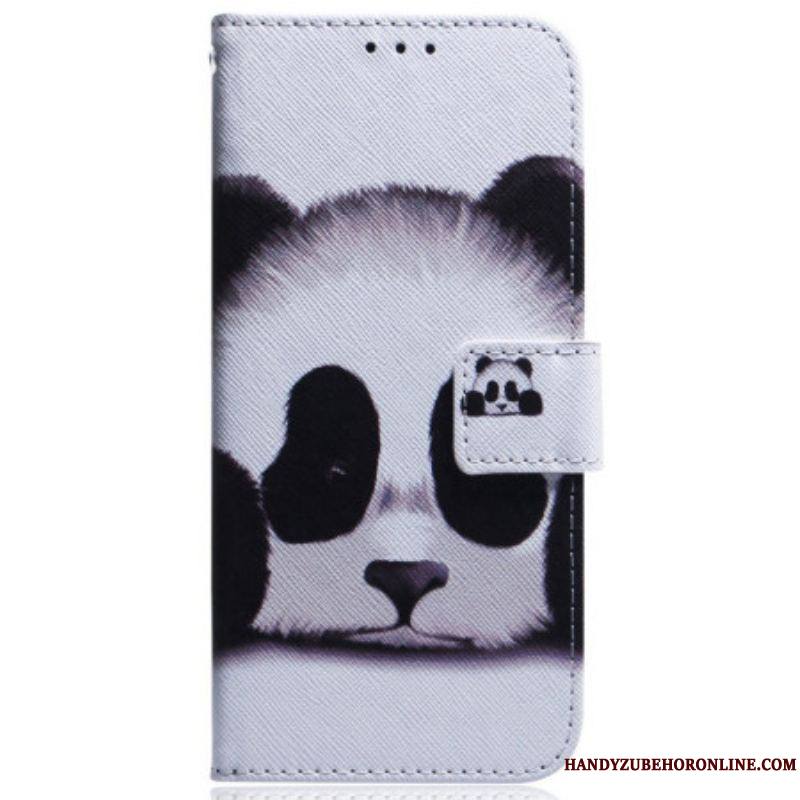 Housse Samsung Galaxy M13 Panda à Lanière