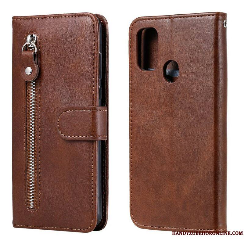 Housse Samsung Galaxy M21 Vintage Porte-Monnaie