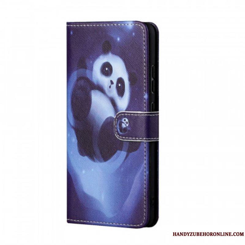 Housse Samsung Galaxy M23 5G Panda à Lanière