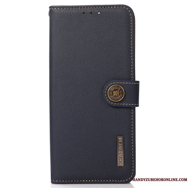 Housse Samsung Galaxy M33 5G Cuir Véritable KHAZNEH RFID