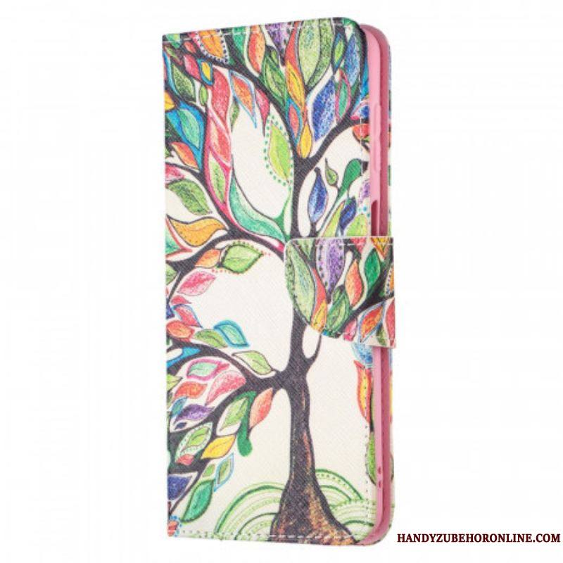 Housse Samsung Galaxy M52 5G Arbre Arc-en-Ciel