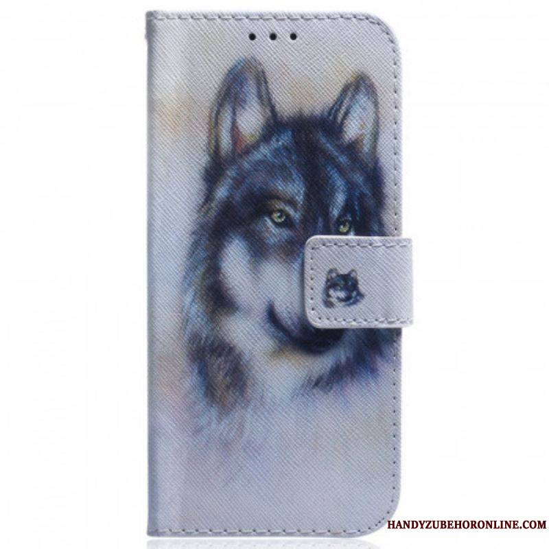 Housse Samsung Galaxy M53 5G Chien Aquarelle