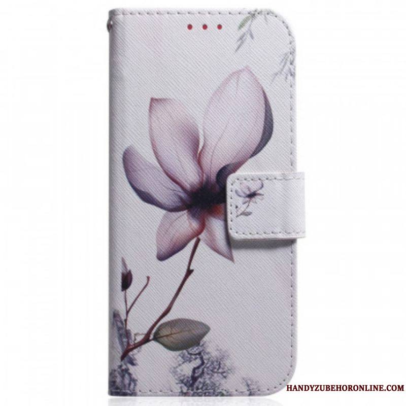 Housse Samsung Galaxy M53 5G Fleur Rose