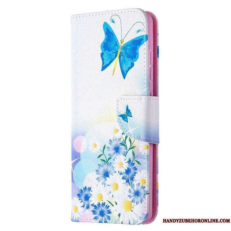 Housse Samsung Galaxy S20 FE Papillons et Fleurs Peints