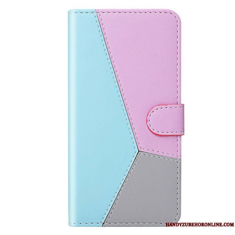 Housse Samsung Galaxy S20 FE Style Cuir Tricolore