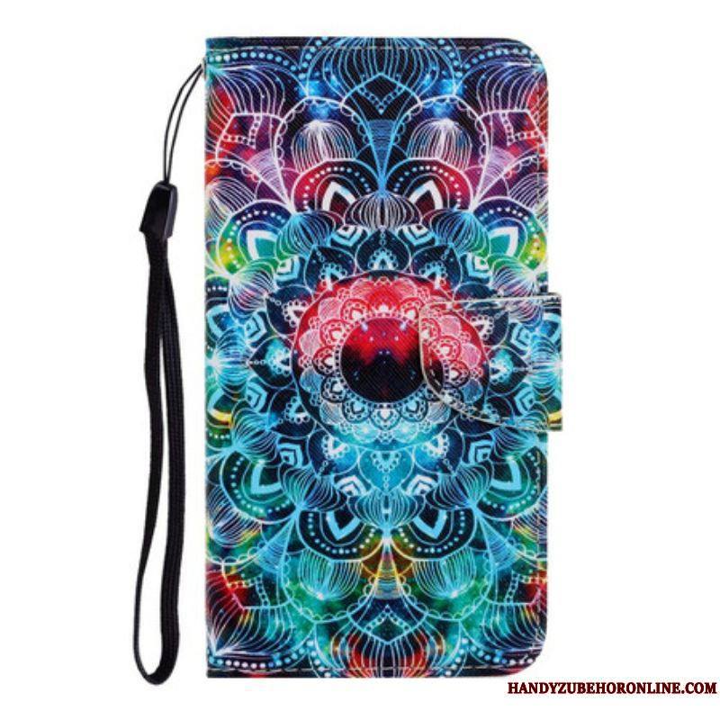 Housse Samsung Galaxy S20 Plus / S20 Plus 5G Flashy Mandala à Lanière