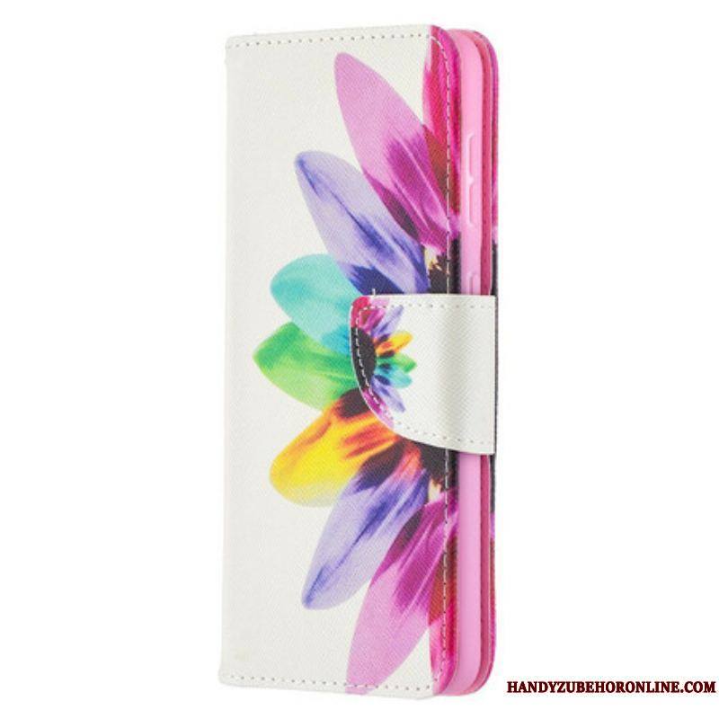 Housse Samsung Galaxy S21 5G Fleur Aquarelle