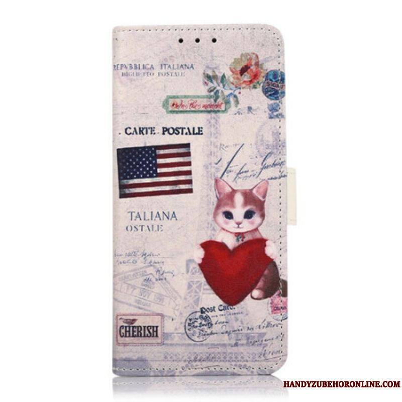 Housse Samsung Galaxy S21 FE Chat Voyageur