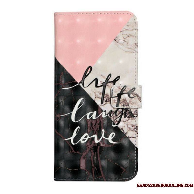 Housse Samsung Galaxy S21 FE Life Laugh Love