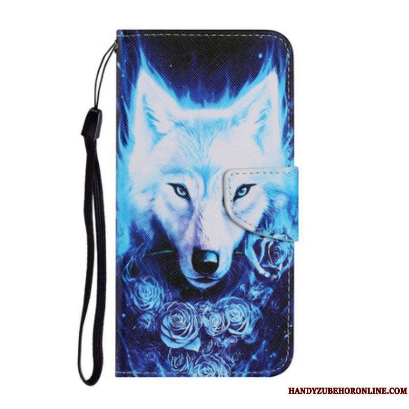 Housse Samsung Galaxy S21 FE Loup Blanc