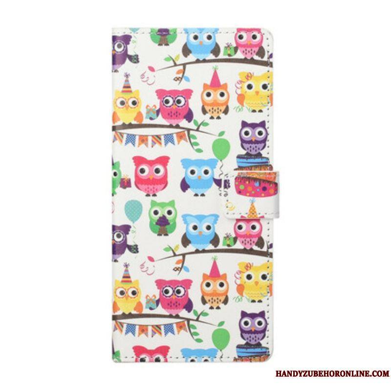 Housse Samsung Galaxy S21 FE Multiples Hiboux