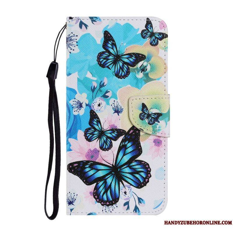 Housse Samsung Galaxy S21 FE Papillons et Fleurs d'Été