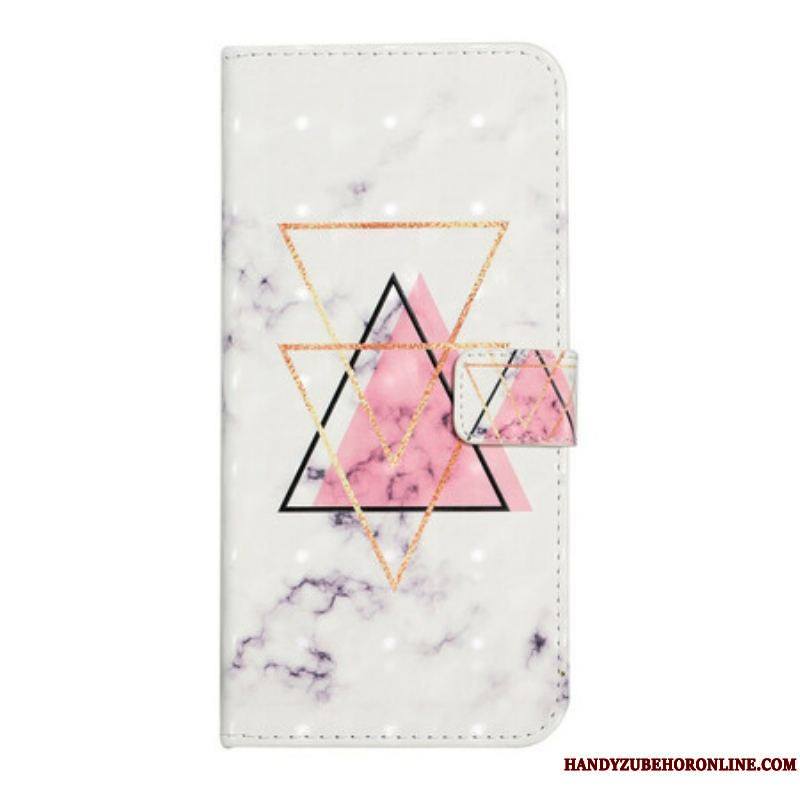 Housse Samsung Galaxy S21 FE Triangle en paillettes