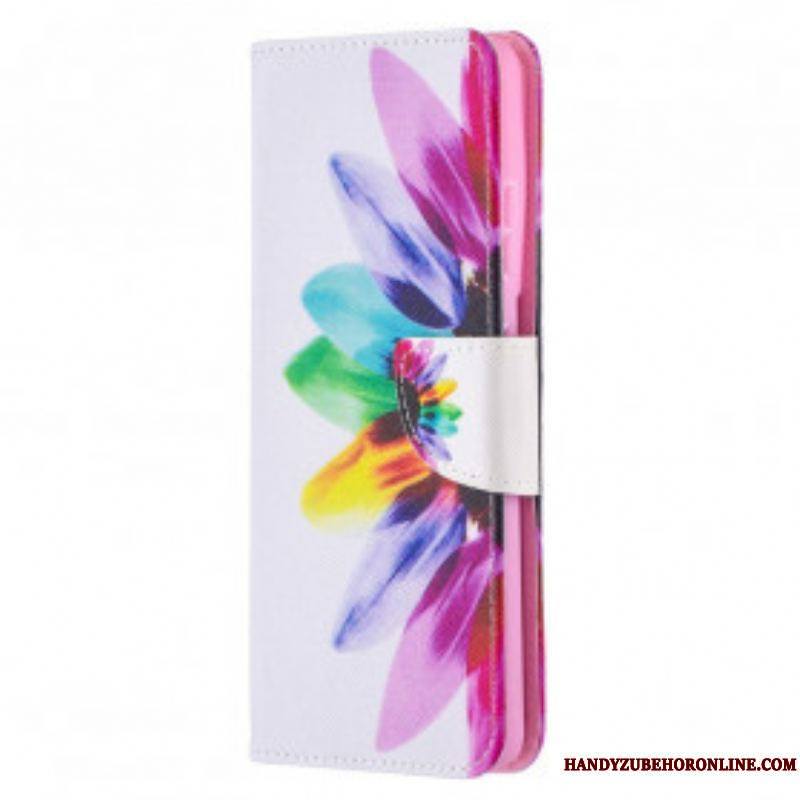 Housse Samsung Galaxy S21 Plus 5G Fleur Aquarelle