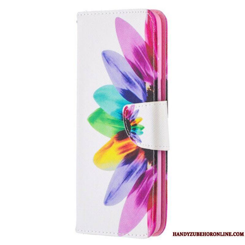 Housse Samsung Galaxy S21 Plus 5G Fleur Aquarelle