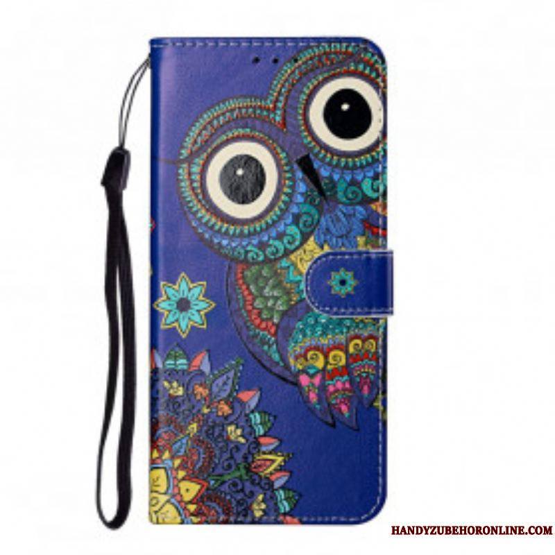 Housse Samsung Galaxy S21 Ultra 5G Hibou en Mandala