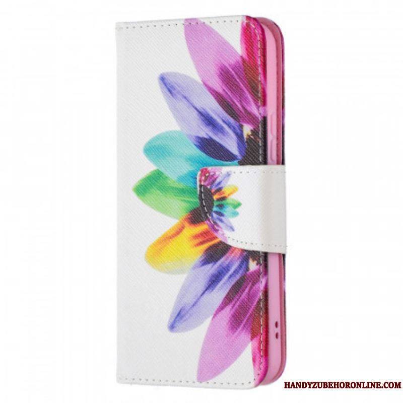 Housse Samsung Galaxy S22 5G Fleur Aquarelle