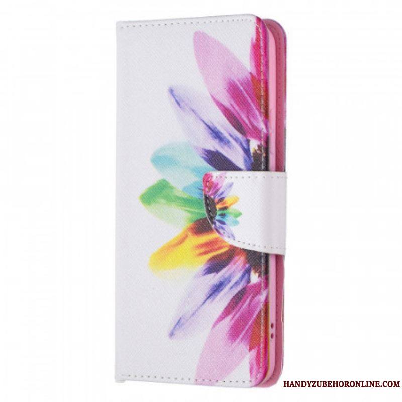 Housse Samsung Galaxy S22 Plus 5G Fleur Aquarelle