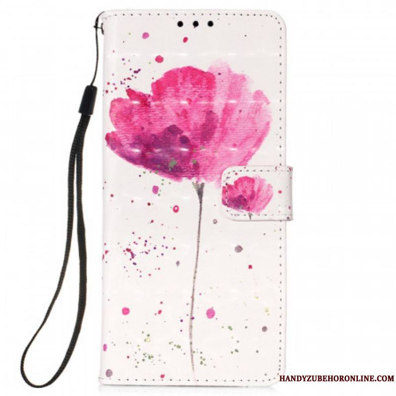 Housse Samsung Galaxy S22 Ultra 5G Coquelicot Aquarelle
