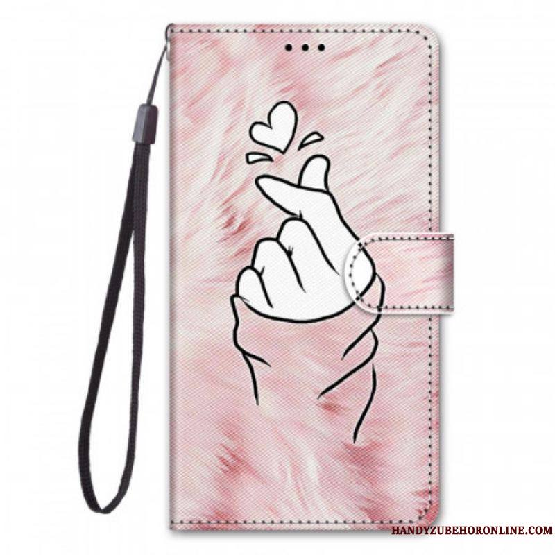 Housse Samsung Galaxy S22 Ultra 5G Finger Heart