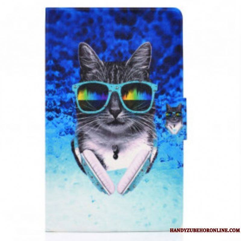 Housse Samsung Galaxy Tab A7 (2020) DJ Cat