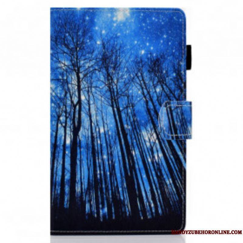 Housse Samsung Galaxy Tab A7 (2020) Forêt de Nuit