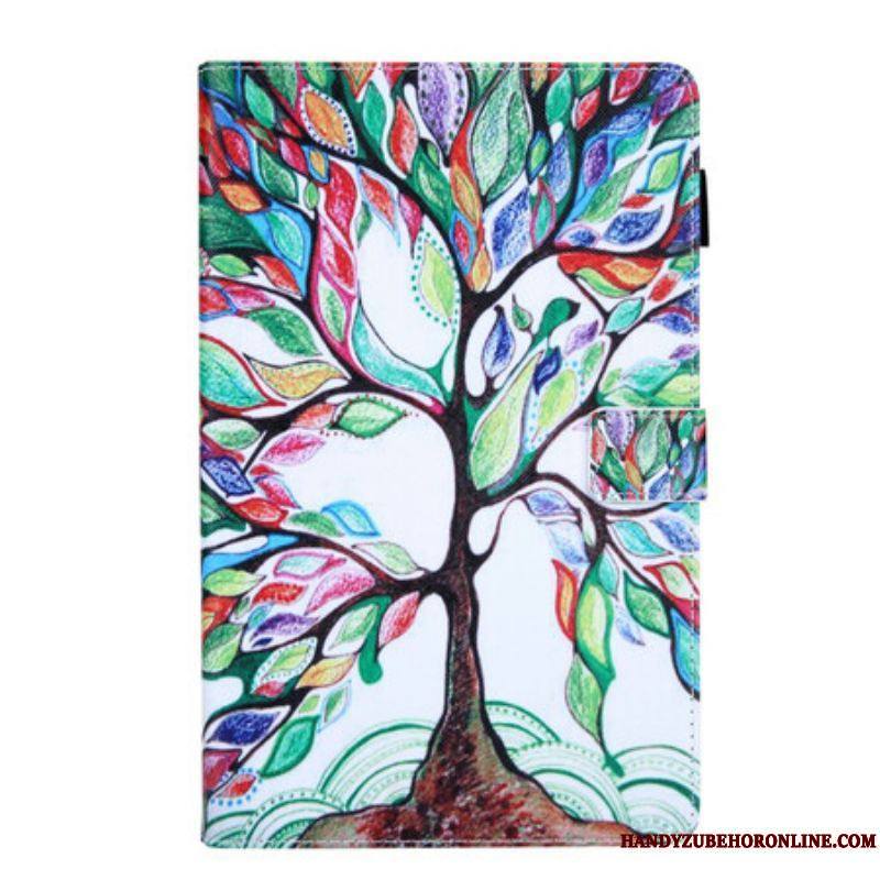 Housse Samsung Galaxy Tab A7 Arbre Multicolore