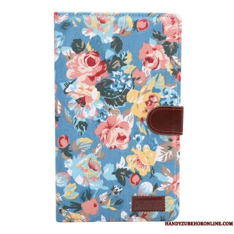 Housse Samsung Galaxy Tab A7 Lite Fleurs Liberty