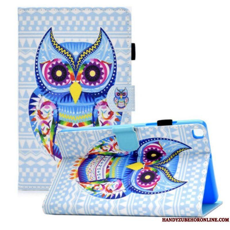 Housse Samsung Galaxy Tab A7 Lite Hibou Tribal