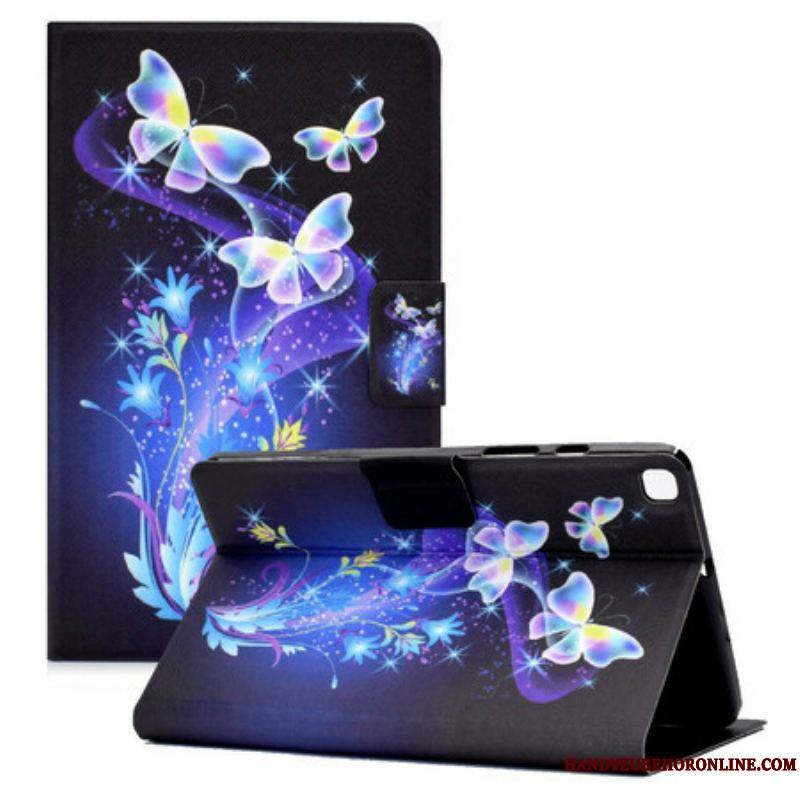 Housse Samsung Galaxy Tab A7 Lite Papillons en Vol