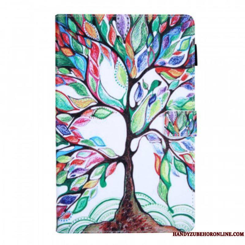 Housse Samsung Galaxy Tab A8 (2021) Arbre Multicolore