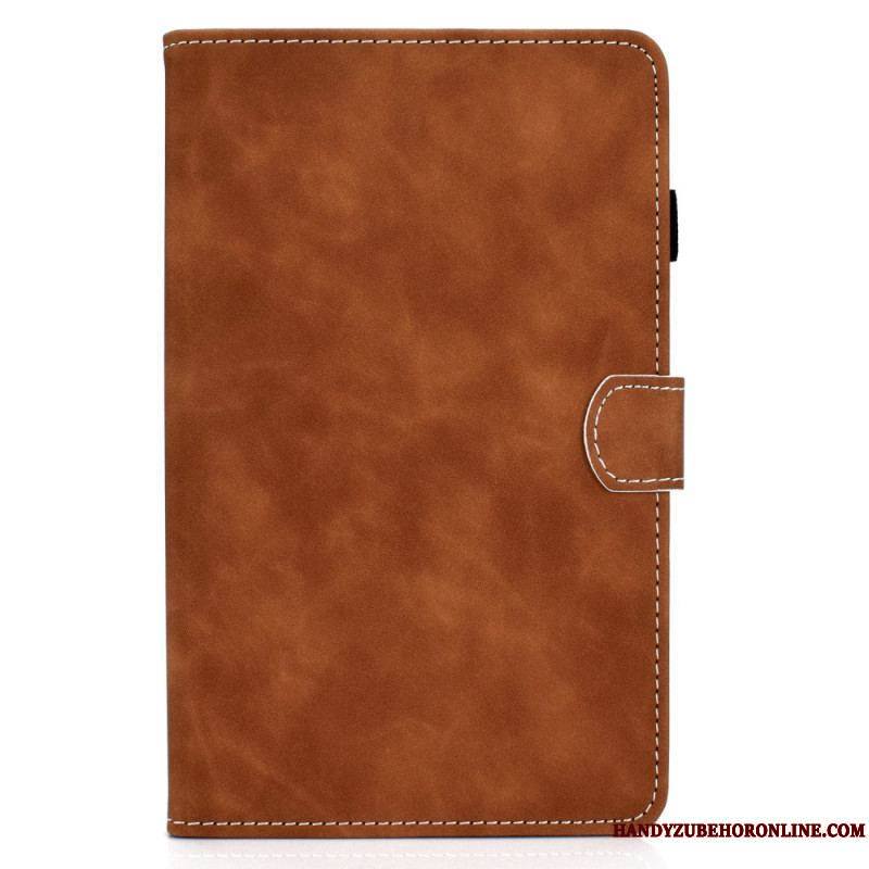 Housse Samsung Galaxy Tab A8 (2021) Effet Cuir Design Vintage