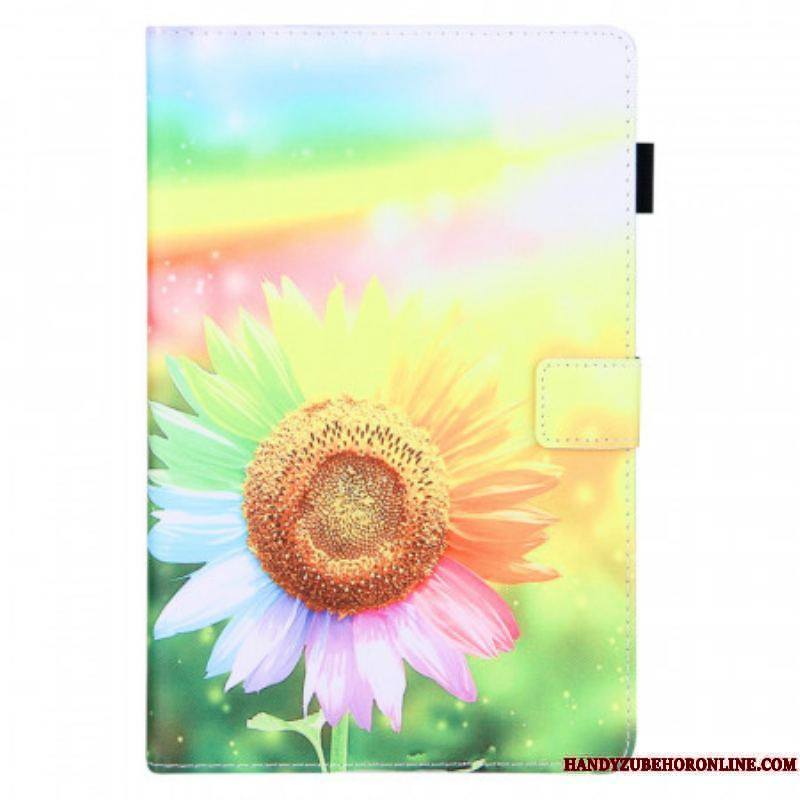 Housse Samsung Galaxy Tab A8 (2021) Fleurs au Soleil