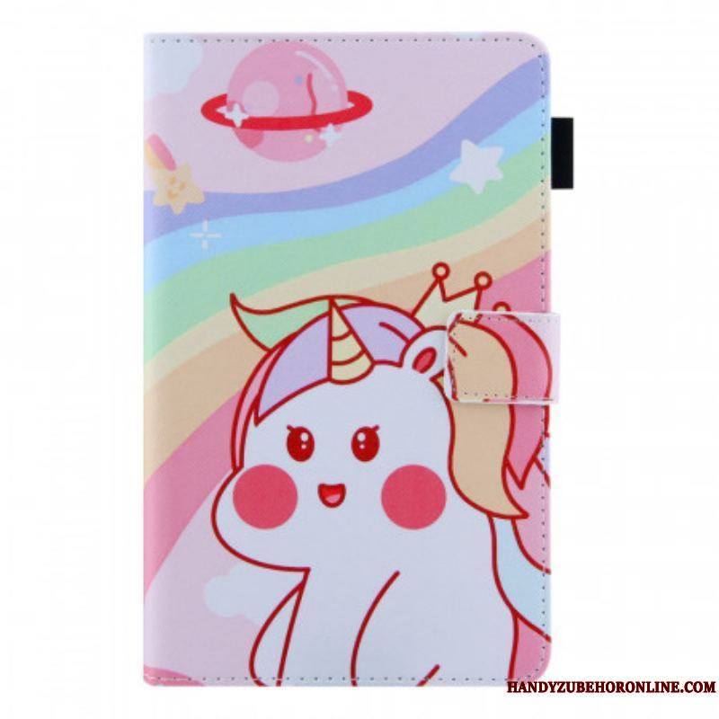 Housse Samsung Galaxy Tab A8 (2021) Mignonne Licorne