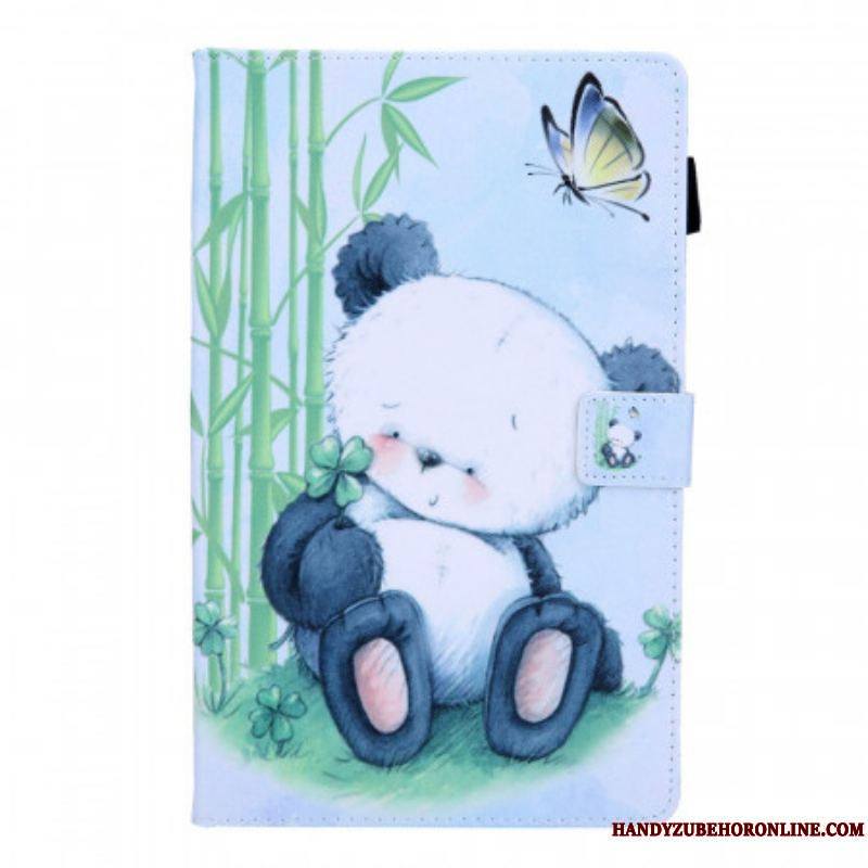 Housse Samsung Galaxy Tab A8 (2021) Panda en Nature