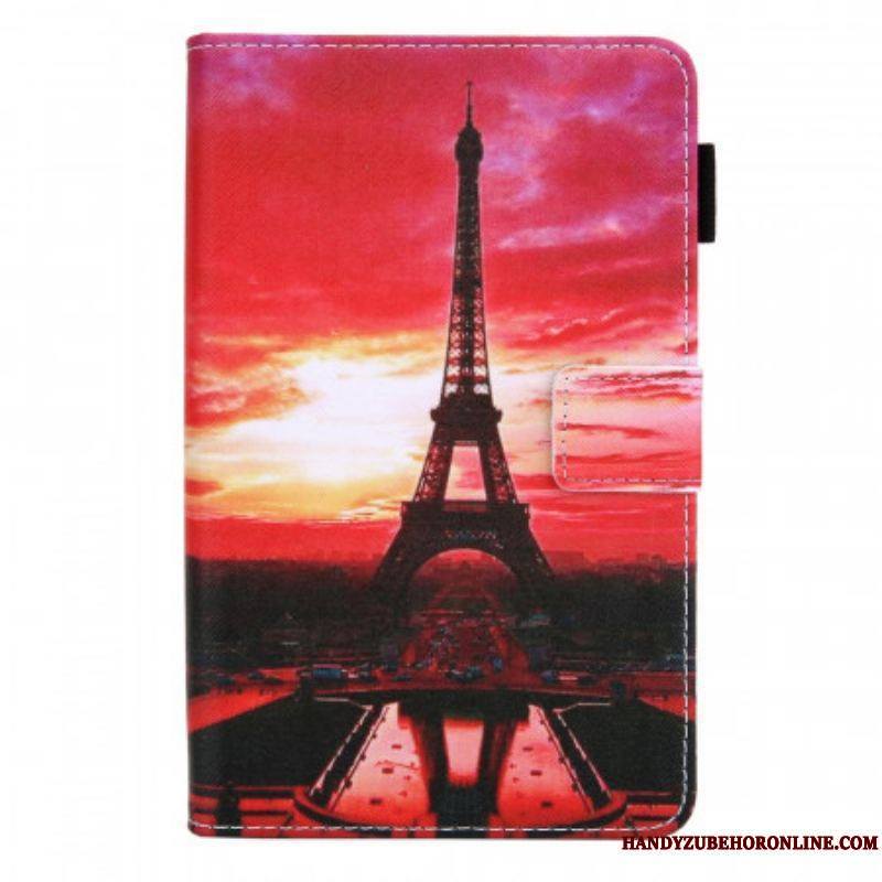 Housse Samsung Galaxy Tab A8 (2021) Sunset Tour Eiffel