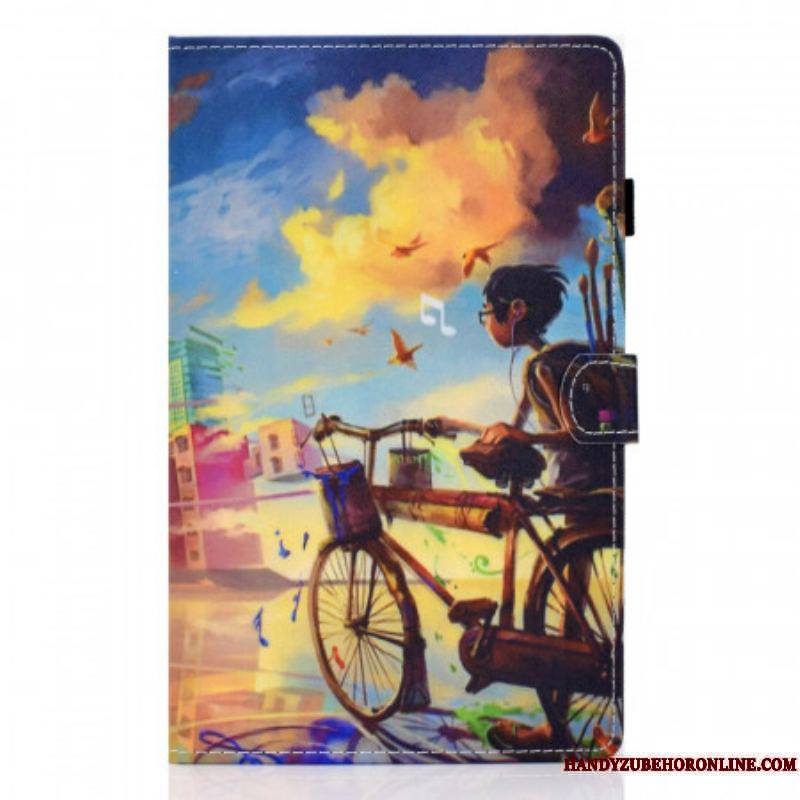 Housse Samsung Galaxy Tab A8 (2021) Vélo Art