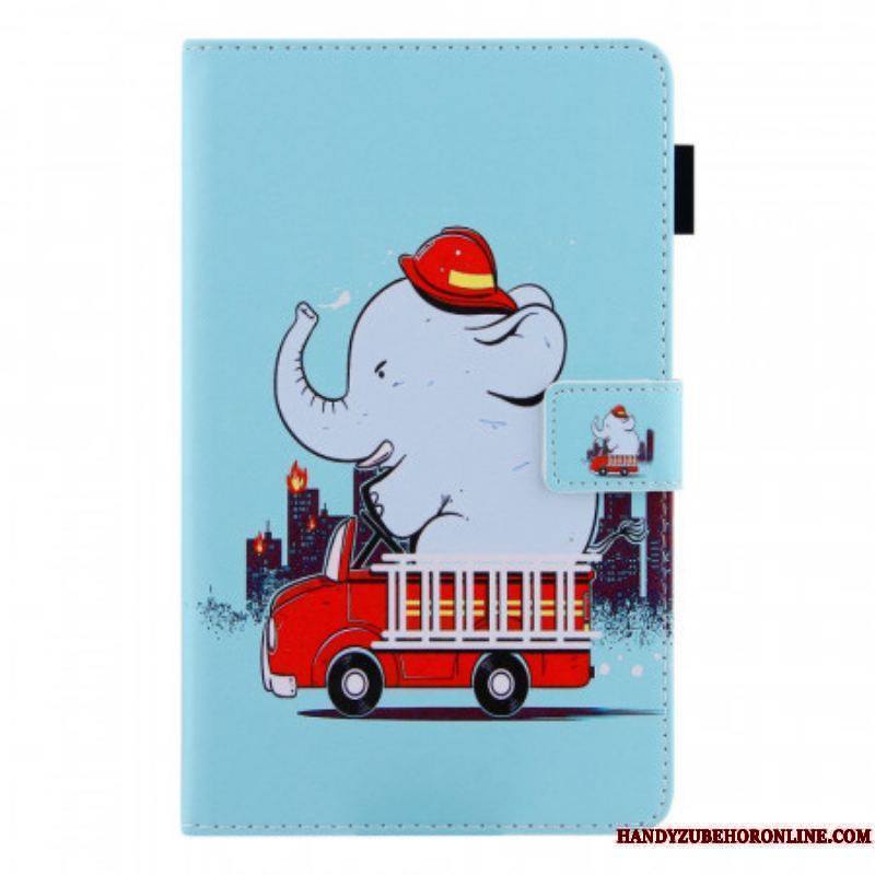 Housse Samsung Galaxy Tab A8 (2021) Éléphant Pompier